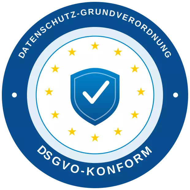 DSGVO-konform – Siegel Datenschutz-Grundverordnung